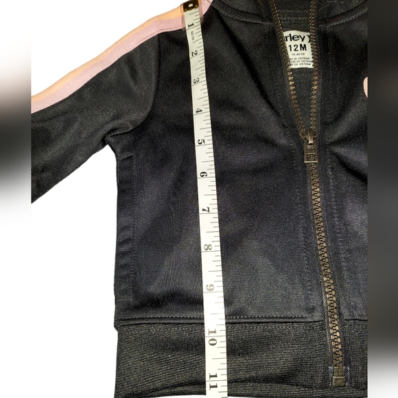 Hurley Black Jogger Set Girl's Size 12M NWT - Picture 6 of 9